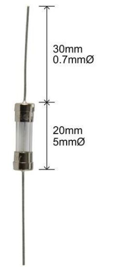 Picture of 5X20 SLOW BLOW 16AMP. Pack 8