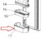 Picture of Bottom Door Shelf - Left side. For MITSUBISHI REFRIGERATOR