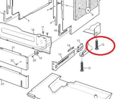 Picture of adjustable foot, 59MM