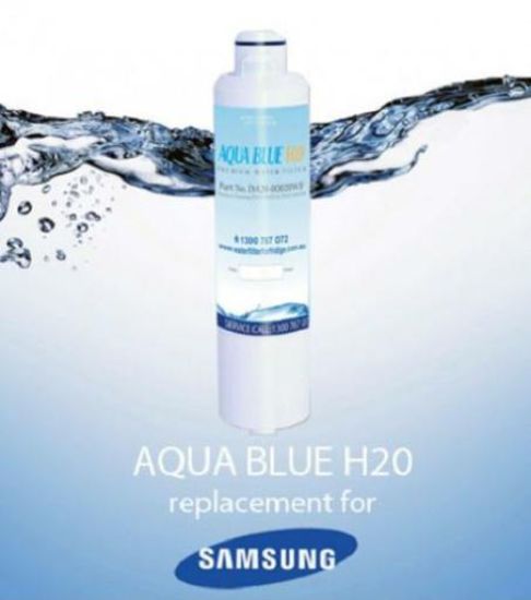 Picture of Aqua Blue Water Filter Replacement for Samsung DA29-00020B For SAMSUNG FRIDGE 