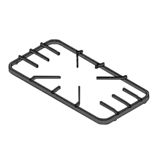 Picture of BLACK ENAMELLED CENTRAL GRID