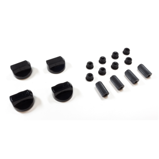 Picture of BLACK OVEN KNOB WITH REDUCTIONS KIT 4pcs - UNIVERS