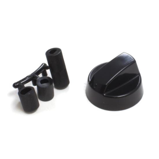 Picture of BLACK OVEN KNOB WITH RIDUCTIONS - UNIVERSAL