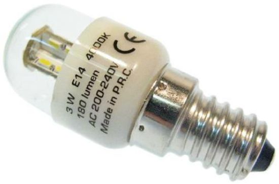 Picture of E14 3WATT LED FRG GLOBE for Westinghouse Refrigerator 