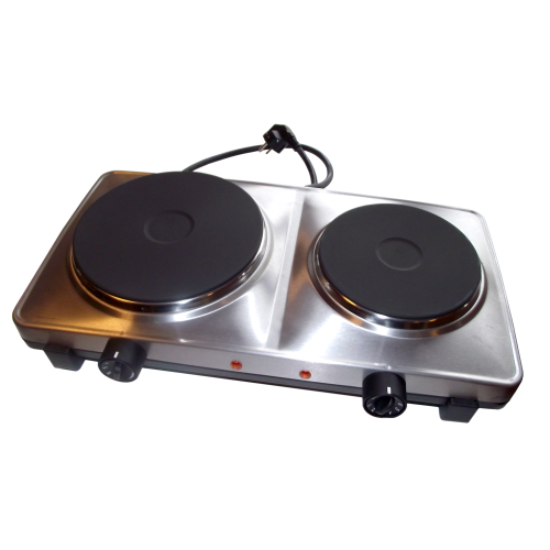 Picture of ELECTRIC COOKER 2 PLATES 2500W INOX