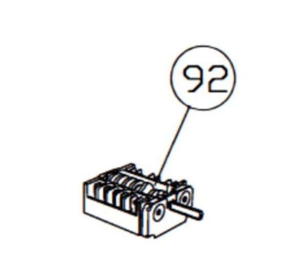 Picture of FUNCTION SWITCH 7 pin OO671XA 