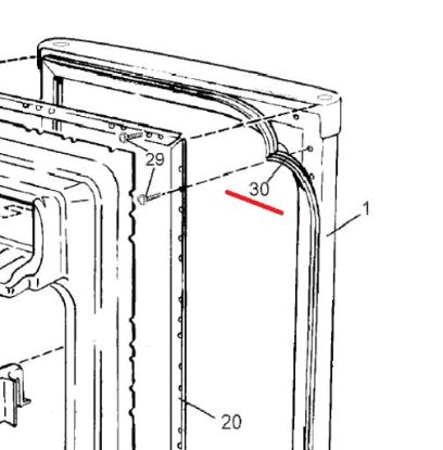 Picture of GASKET FC   NB400H - (Kits) CUST.USE 1444275K. 