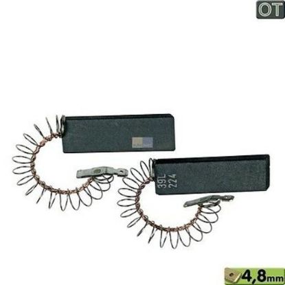 Picture of Carbon Brush- without holder (Pack 2)
 Wid: 13.5mm, lent: 43,3mm For bosch washing machine