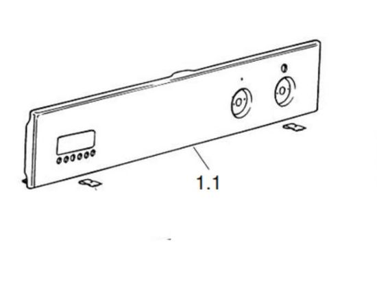 Picture of control panel for Delonghi Oven