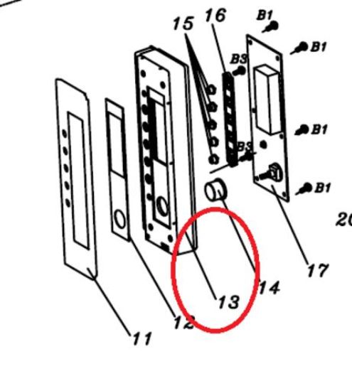 Picture of CONTROL PANEL For OMEGA MICROWAVE