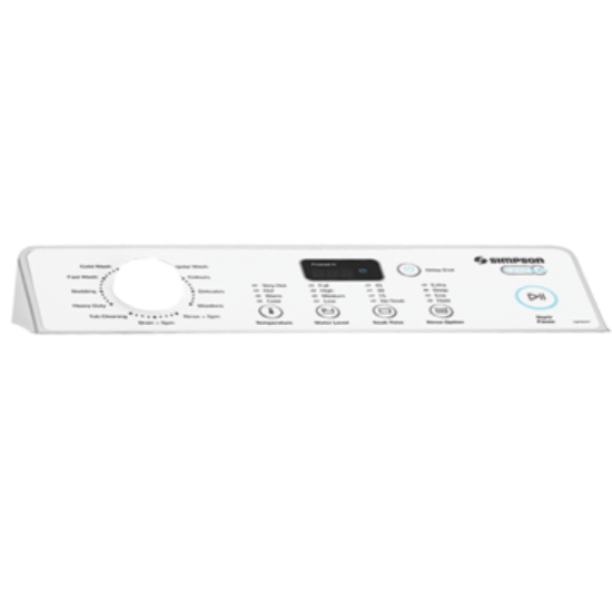 Picture of control panel, assembly