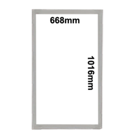 Picture of gasket, door, lower