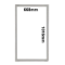 Picture of gasket, door, lower