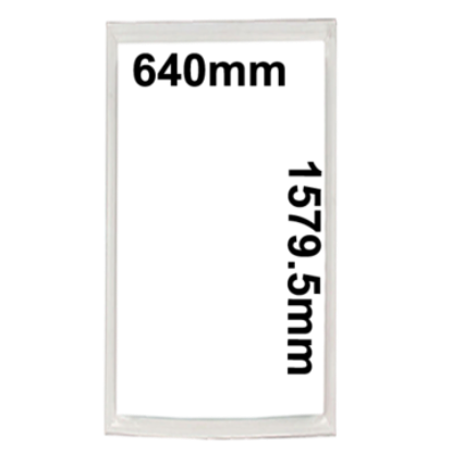 Picture of gasket, fridge door, FC
