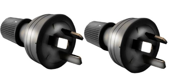 Picture of HPM 10 Amp Plug. Black.Pack 2 