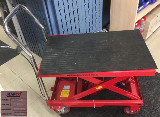 Picture of Hydraulic Lift Trolley - HAFCO LT-226. 226Kg. 3 Years Old. Used. Good Condition. 
