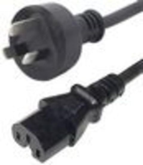 Picture of IEC C15 KEYWAY TO MAINS PLUG - HIGH TEMP 