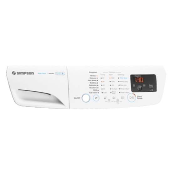 Picture of control panel, handle, printed