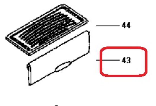 Picture of Door quick Freeze for Whirlpool.