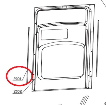 Picture of Door Seal For Omega Dishwasher