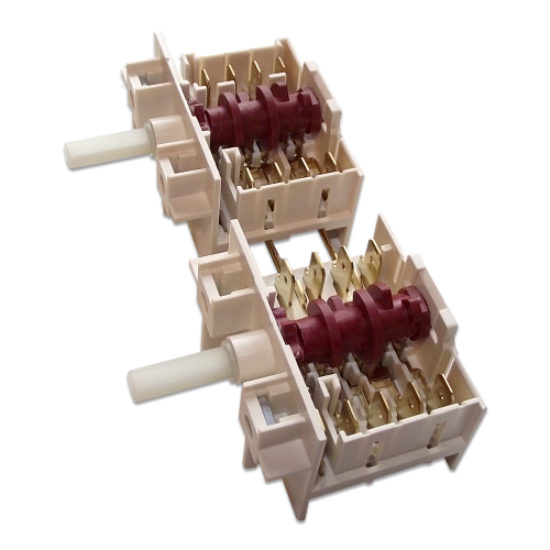 Picture of DOUBLE OVEN ROTARY SWITCH - GORENJE 617736-5HE555