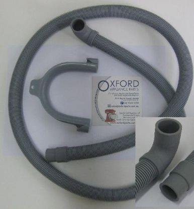 Picture of Drain Hose 1.5M. 19mm (straight) / 21mm (90 deg bend)