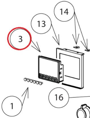 Picture of MOD RED TACT DISPLAY COOKING