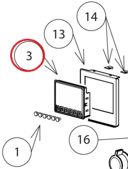 Picture of MOD RED TACT DISPLAY COOKING