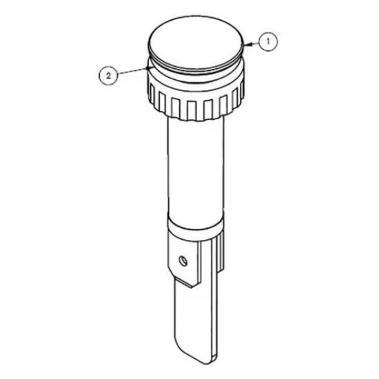 Picture of PILOT LIGHT AMBER 6.3mm. 