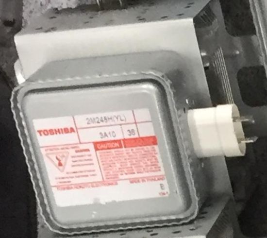 Picture of Toshiba 2M248H(YL) 1A10 36. Used. For TOSHIBA MICROWAVE 