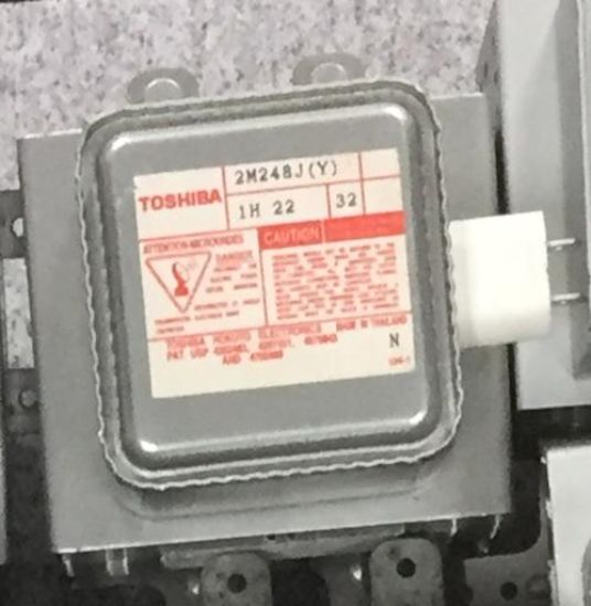 Picture of Toshiba Magnetron 2M248J (Y) 1H 22 32. Used. 