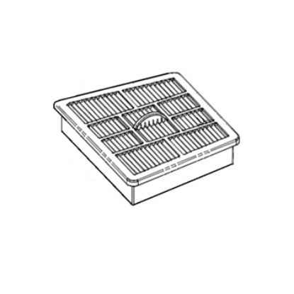 Picture of exhaust filter, assembly, U5010/11