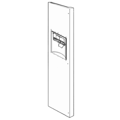 Picture of freezer door