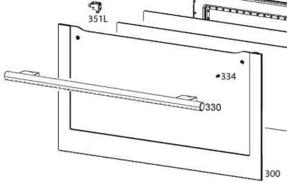 Picture of FRONT GLASS INOX  594 X327MM