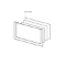 Picture of GLASS INNER DOOR BLACK H-TEMP