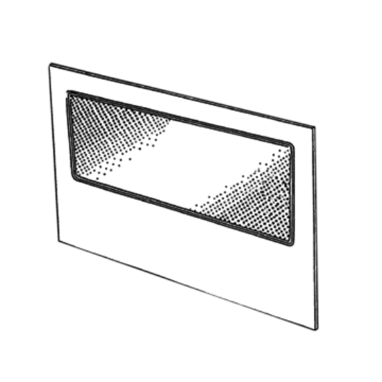 Picture of GLASS OUTER OV/DOOR OPTI/WHT 