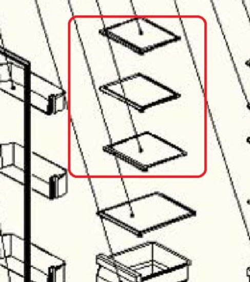 Picture of GLASS SHELF FREEZER
