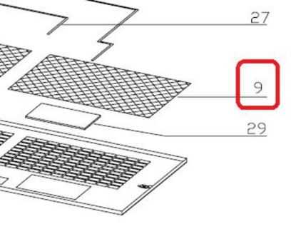 Picture of GREASE FILTER P194-52. 186mm X 435mm 