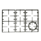 Picture of kit, pan support, KIT TRIVET CAST ELUX
