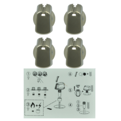 Picture of KNOB 30MM UNI S/S KIT & DECALS