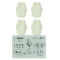 Picture of KNOB 30MM UNI WHT KIT & DECALS
