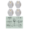 Picture of KNOB 35MM UNI WHT KIT & DECALS