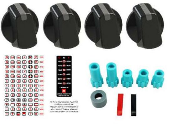Picture of KNOB 40MM UNI BLK KIT & DECALS