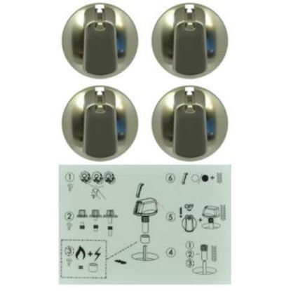 Picture of KNOB 48MM UNI S/S KIT & DECALS