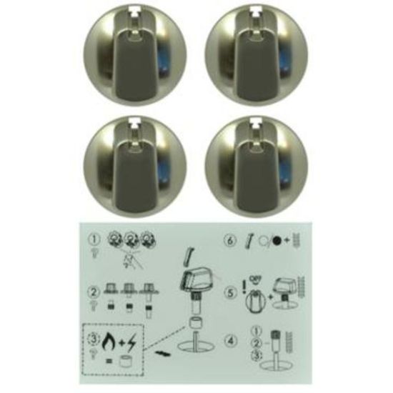 Picture of KNOB 48MM UNI S/S KIT & DECALS 