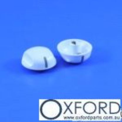 Picture of KNOB WHT White Knobs. Each 