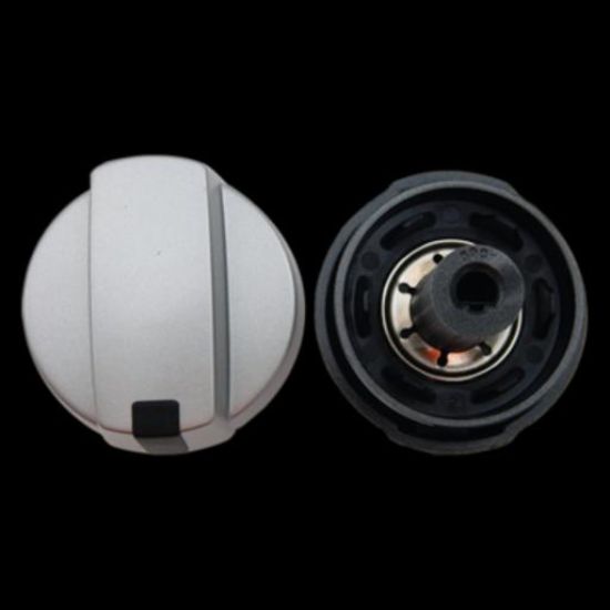 Picture of knob, assembly, gas, WITH HOUSE SILVER
