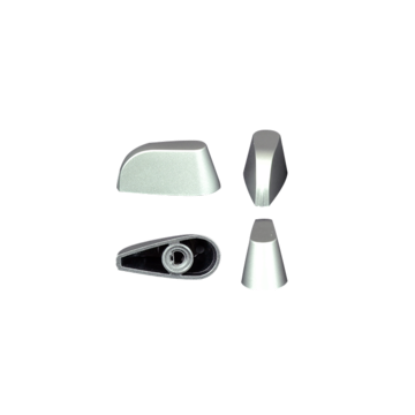 Picture of knob, assembly, WH BLDE SILVER FORTE