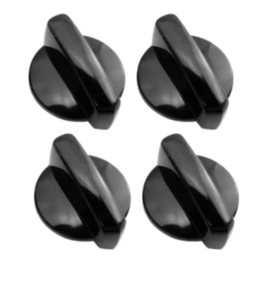 Picture of knob, control, BLK X 4
