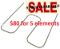 Picture of Oven Fan Heating Element. Quantity X 5